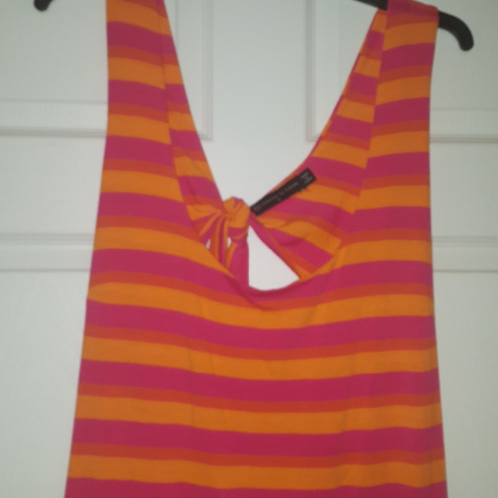 NWT Stripe Tie Back Dress